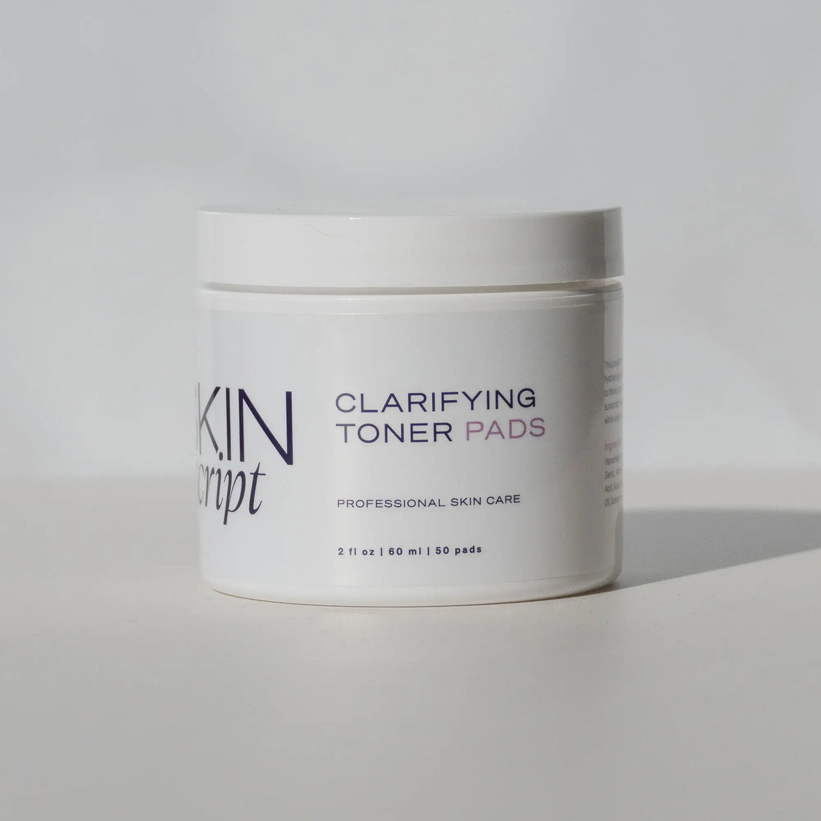 Clarifying Toner Pads Skin Script
