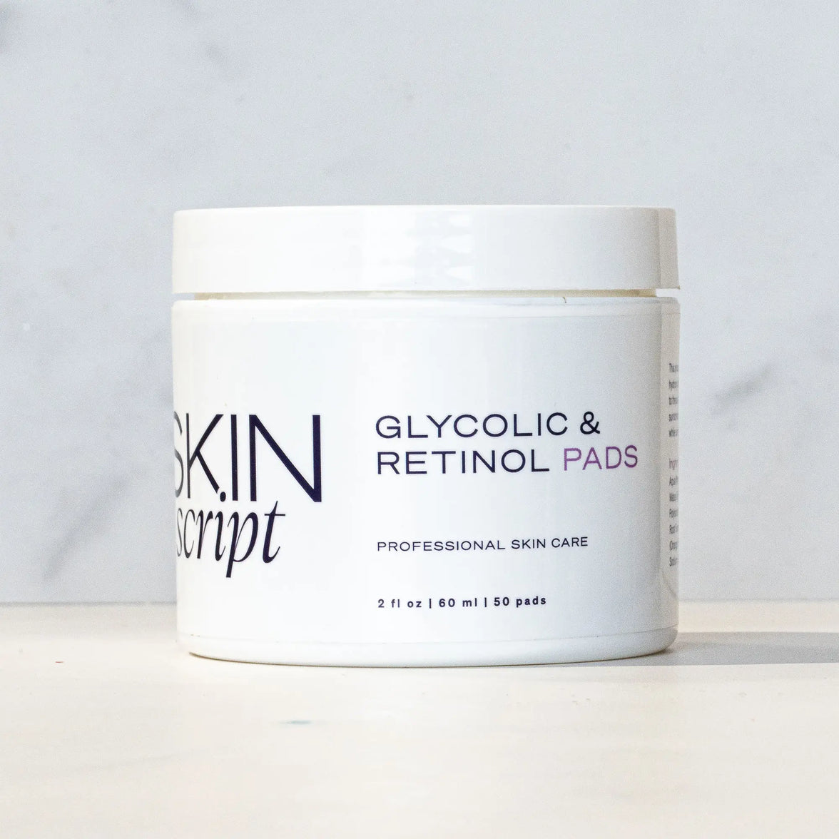Glycolic and Retinol Pads Skin Script
